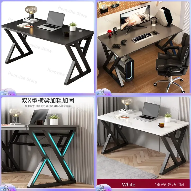 Esports Gaming Setup - 현대적인 미니멀리스트 컴퓨터 책상 (홈 오피스,