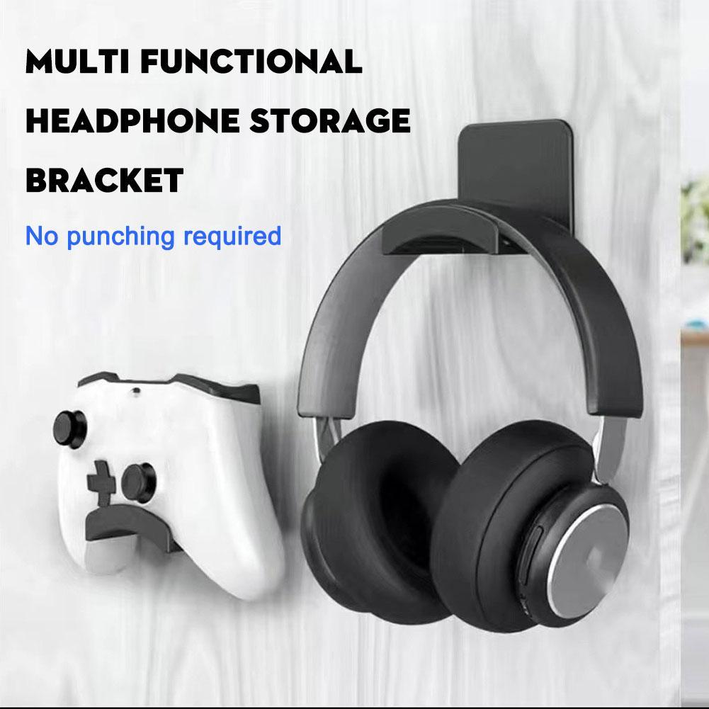 Esports Gaming Earphones - 펀치프리 벽걸이형 헤드폰 스탠드, 책상 아래