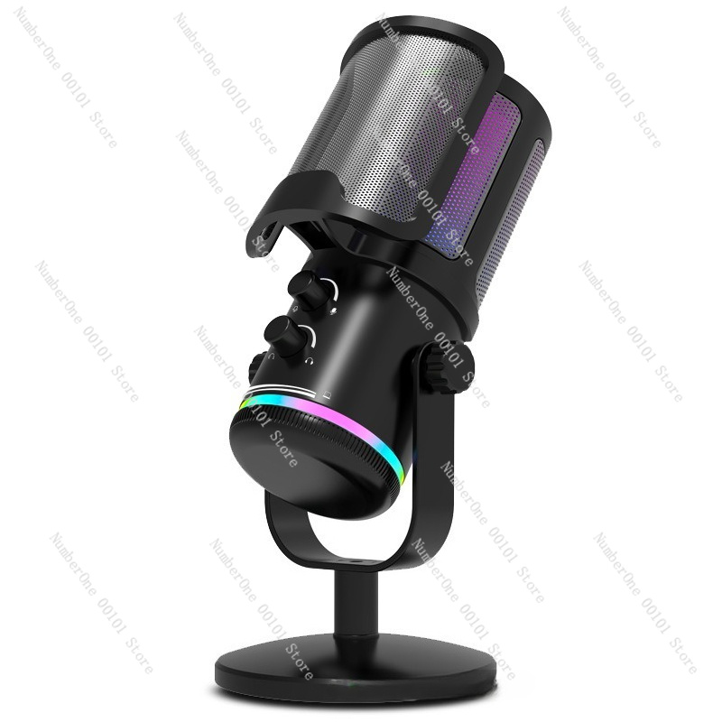 USB RGB 콘덴서 마이크 데스크탑 게임용 마이크 라 - Streaming Mic Condenser 리뷰 및 가격