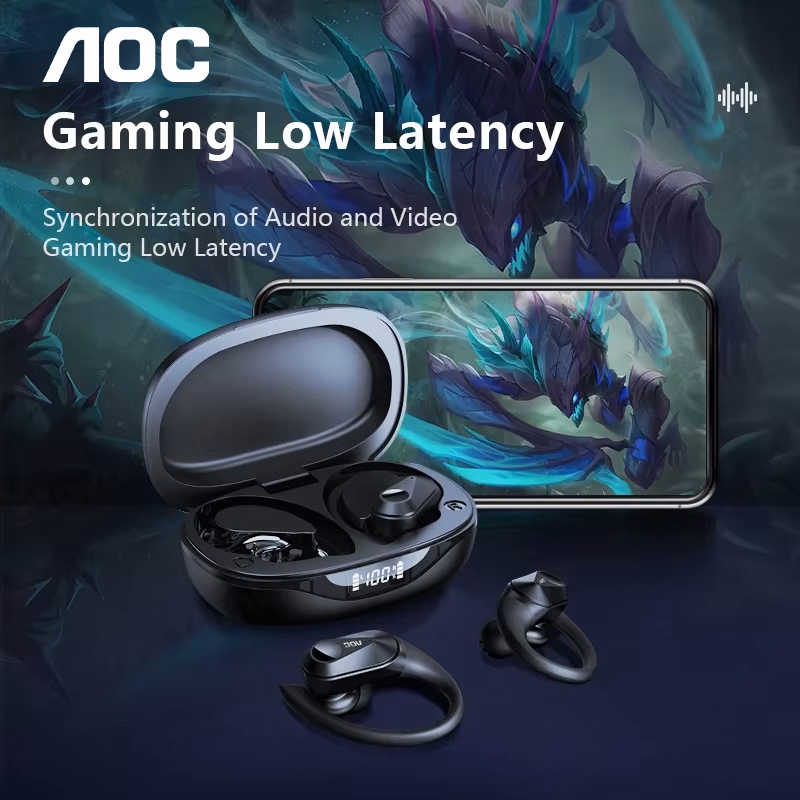 초이스 AOC 스포츠 헤드셋 무선 블루투스 6.0 이어 - Video Gaming & Esports Usd Acc 리뷰 및 가격