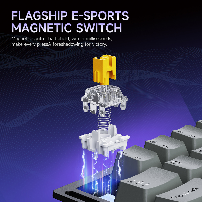RGB 미니 한 손 기계식 키패드 마그네틱 축 데스크탑 - Esports Gaming Setup 리뷰 및 가격