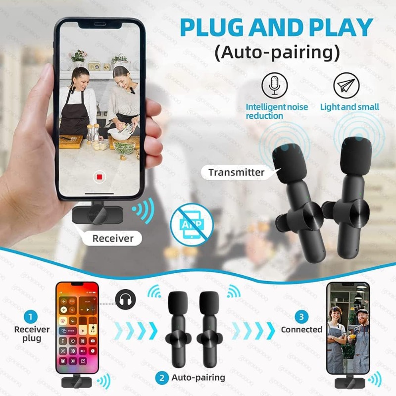 아이폰 아이패드용 무선 라발리에 마이크, 녹음, 라이브 - Streaming Mic Condenser 리뷰 및 가격